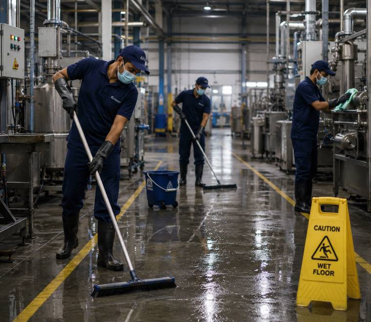 Industrial cleaning
